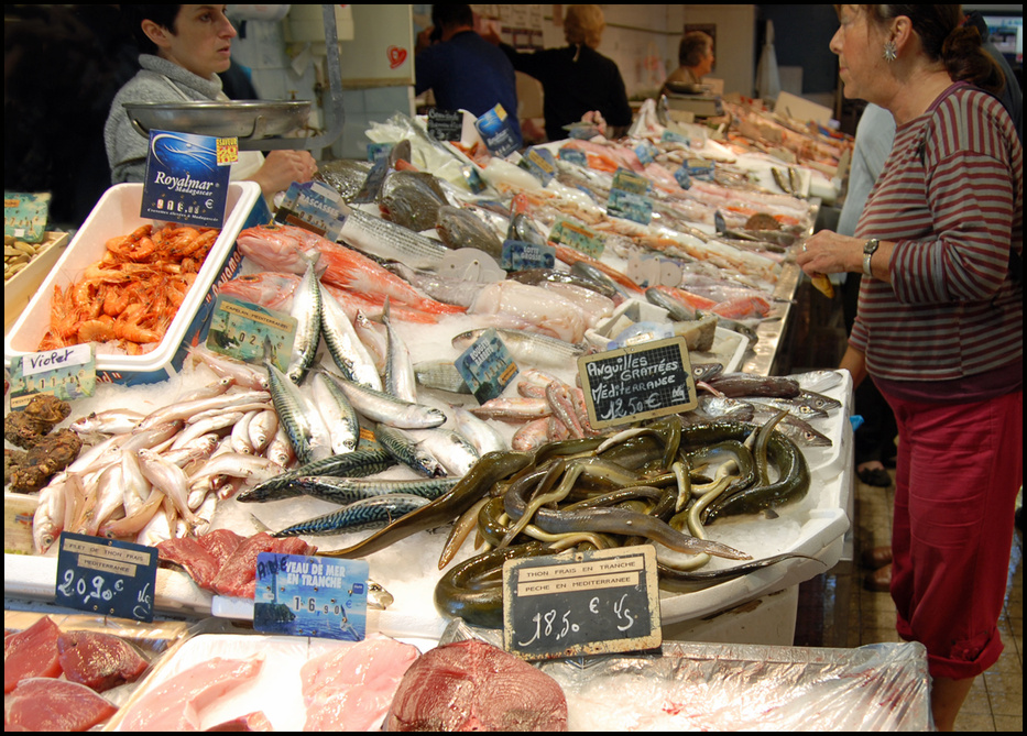 Fischverkauf in Südfrankreich