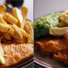 Fish and chips mit mushy peas