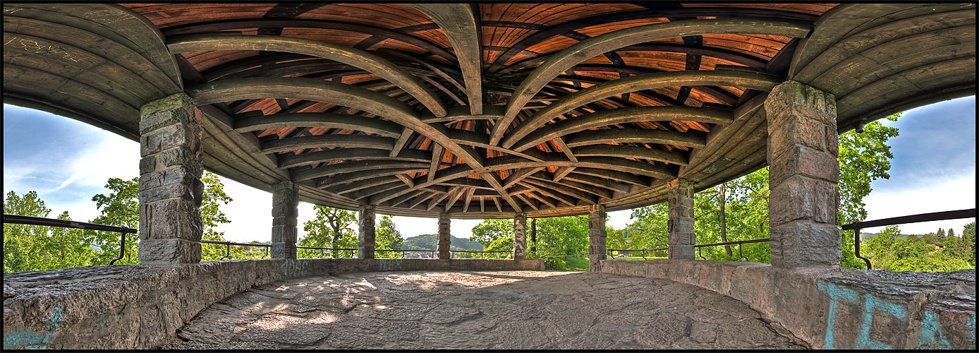 Fish-Eye-Turmlauben-Panorama