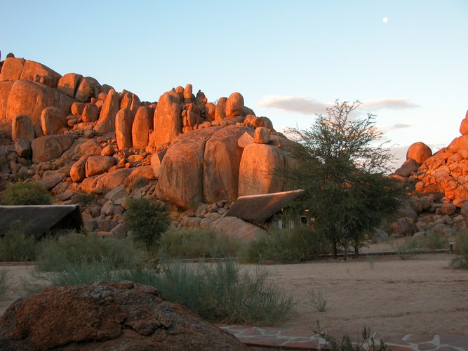 Fish River Canyon-Lodge in der Abendsonne