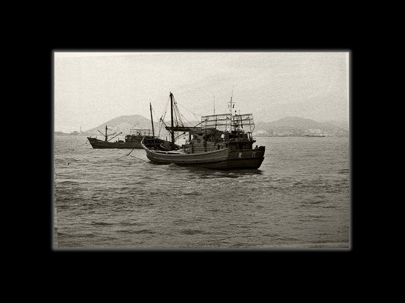 Fisher boat in Xiamen