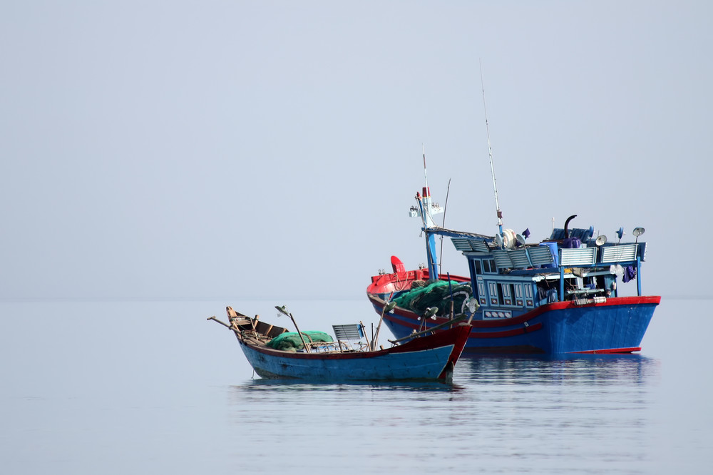 Fisher Boat near Lang Co #2