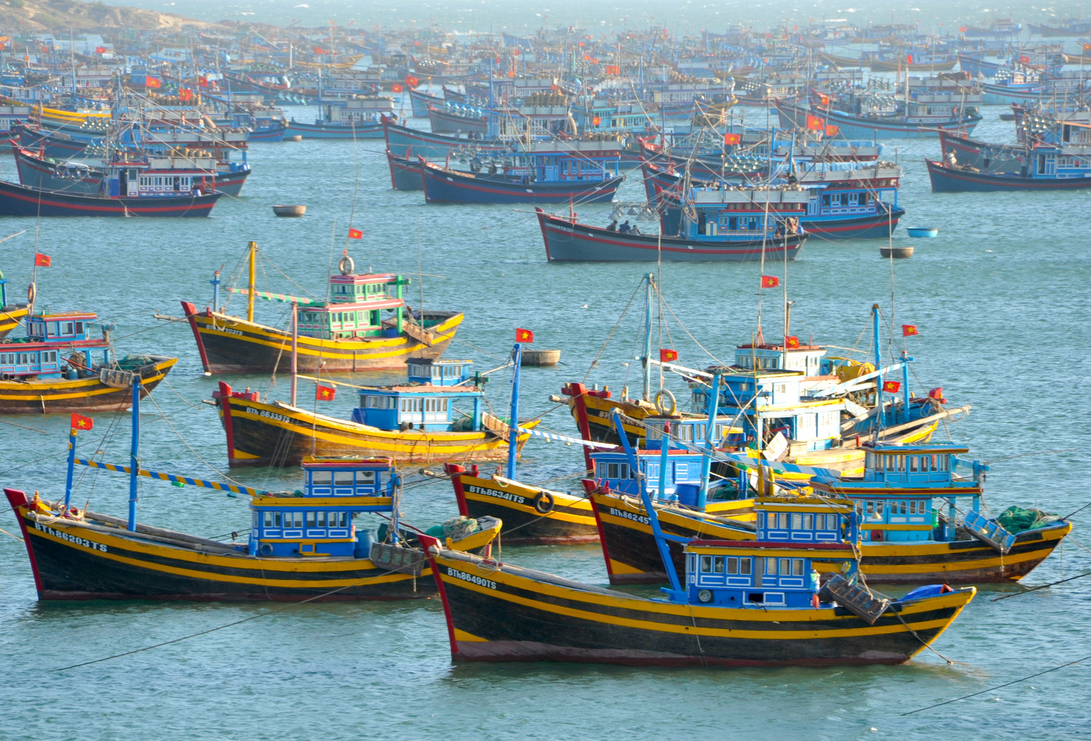 Fisher boats in Vietnam