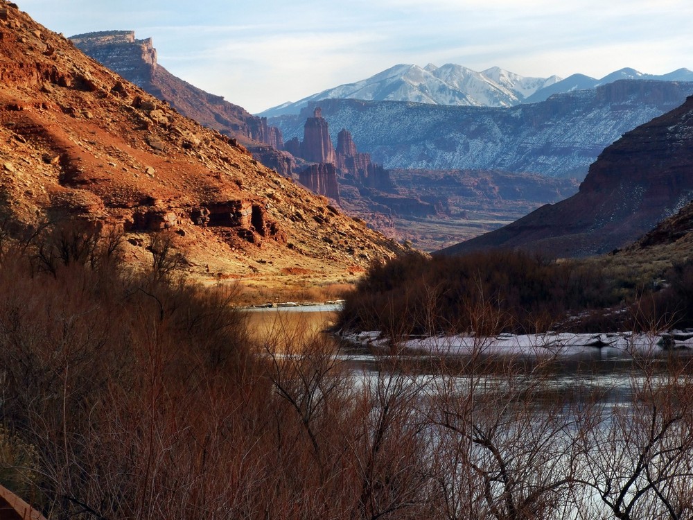 Fisher Towers along Colorado Riverway (Scenic Byway 128)