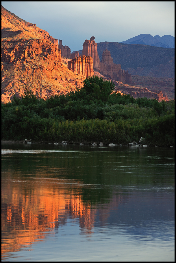 *fisher towers reflection*