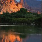 *fisher towers reflection*
