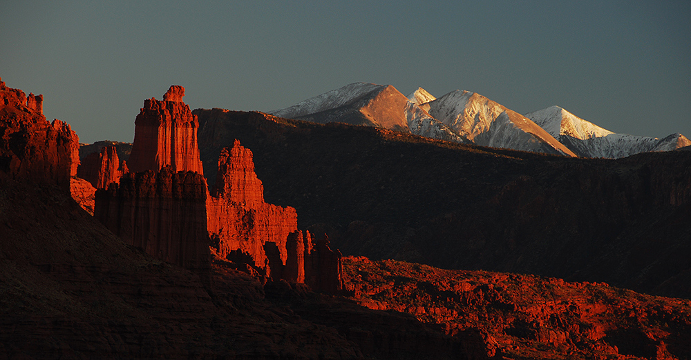 Fisher Towers Sunset