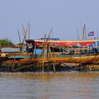 Fisher vessel at the simple wharf