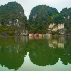 Fisher village in Halong bay