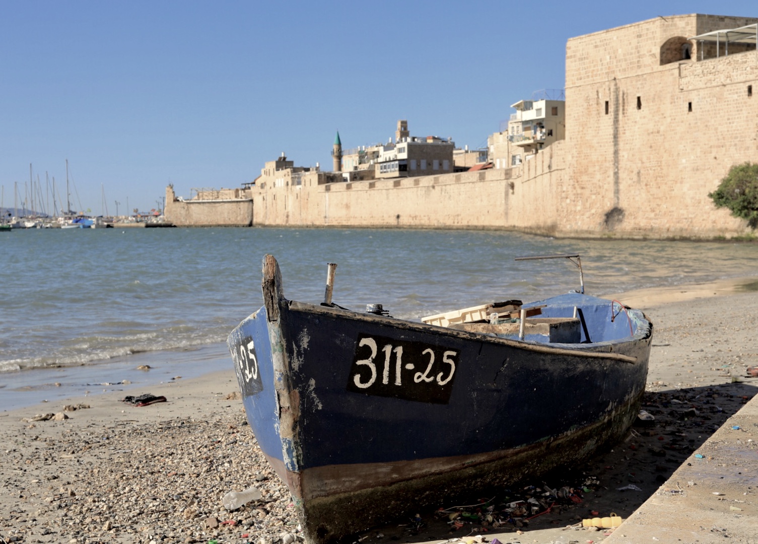 Fisherboot vor Akko