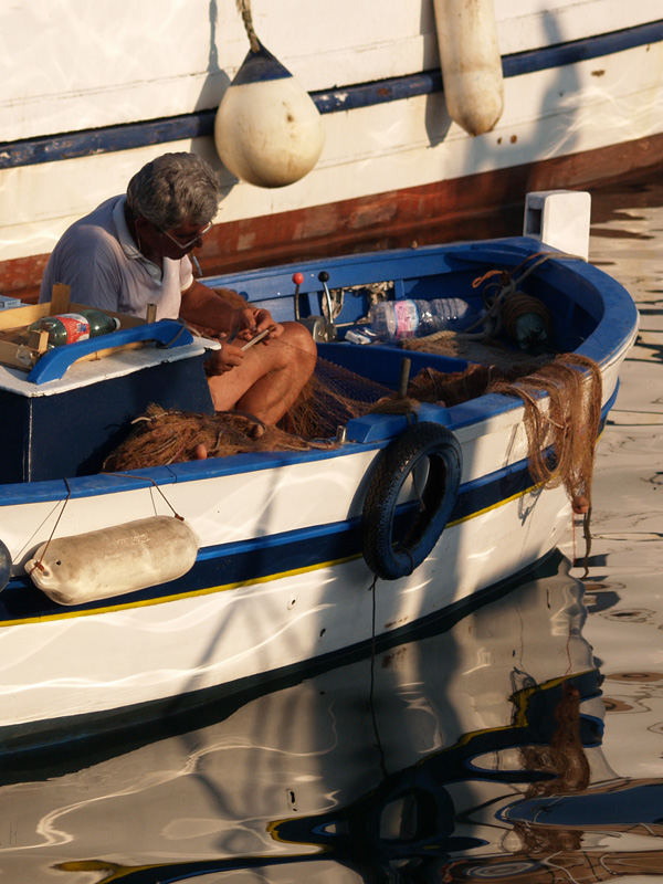 Fisherman at work