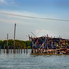 Fisherman housing in Bang Khun Thian