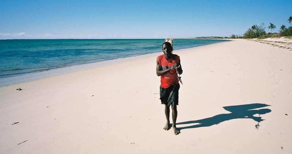 Fisherman on Goludo Beach