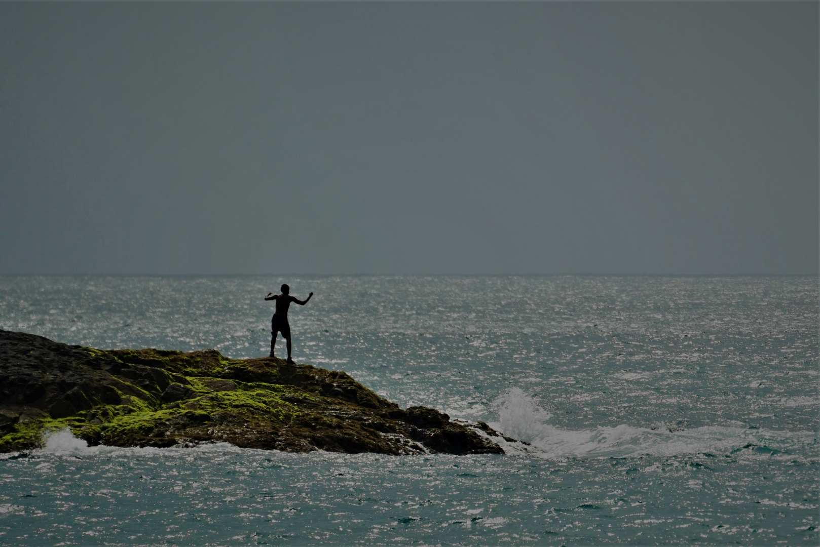 Fisherman on the rocks!