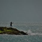 Fisherman on the rocks!
