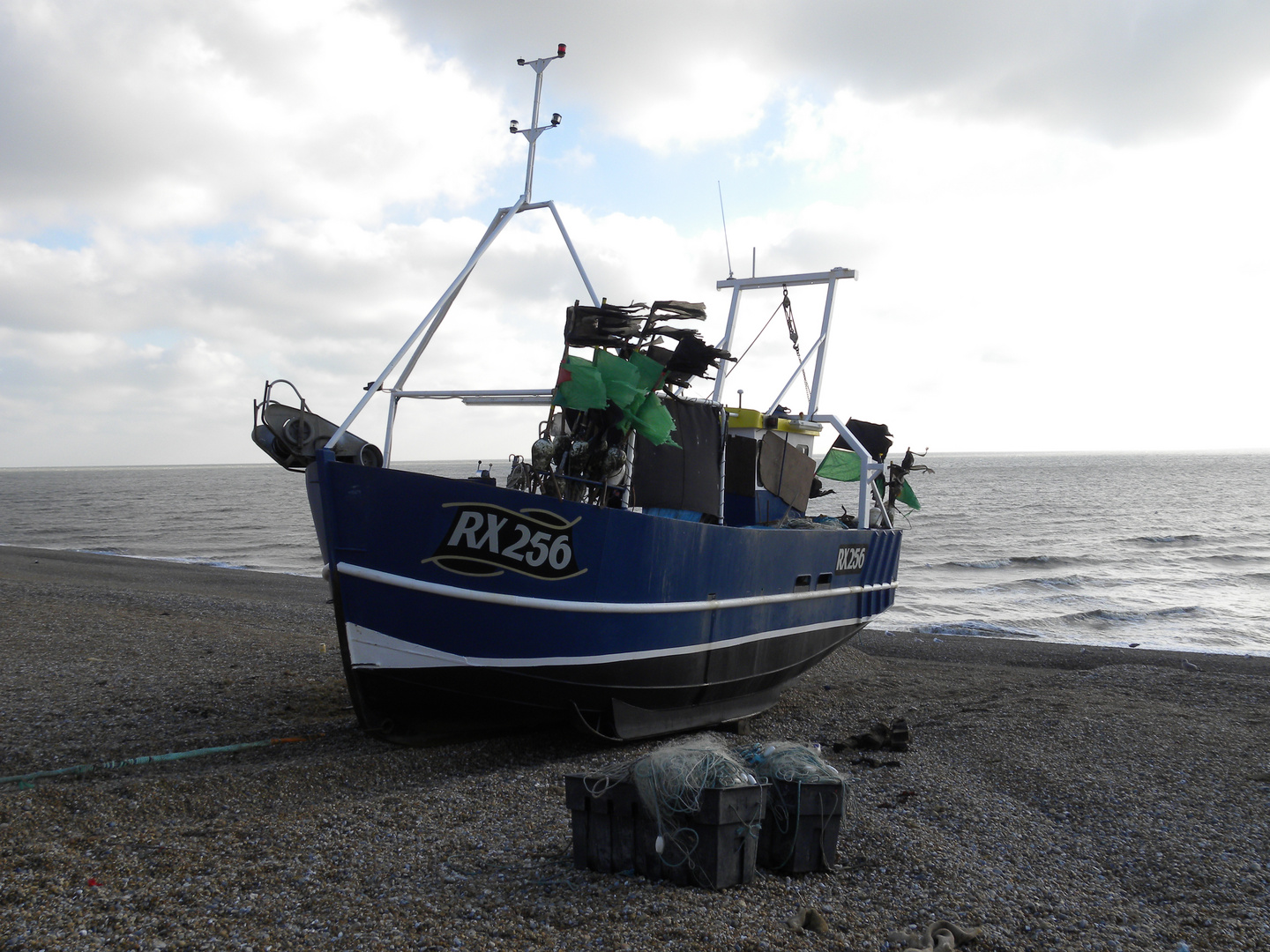 Fisherman,s boat at Hastings,East Sussex,England.