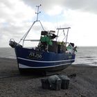 Fisherman,s boat at Hastings,East Sussex,England.