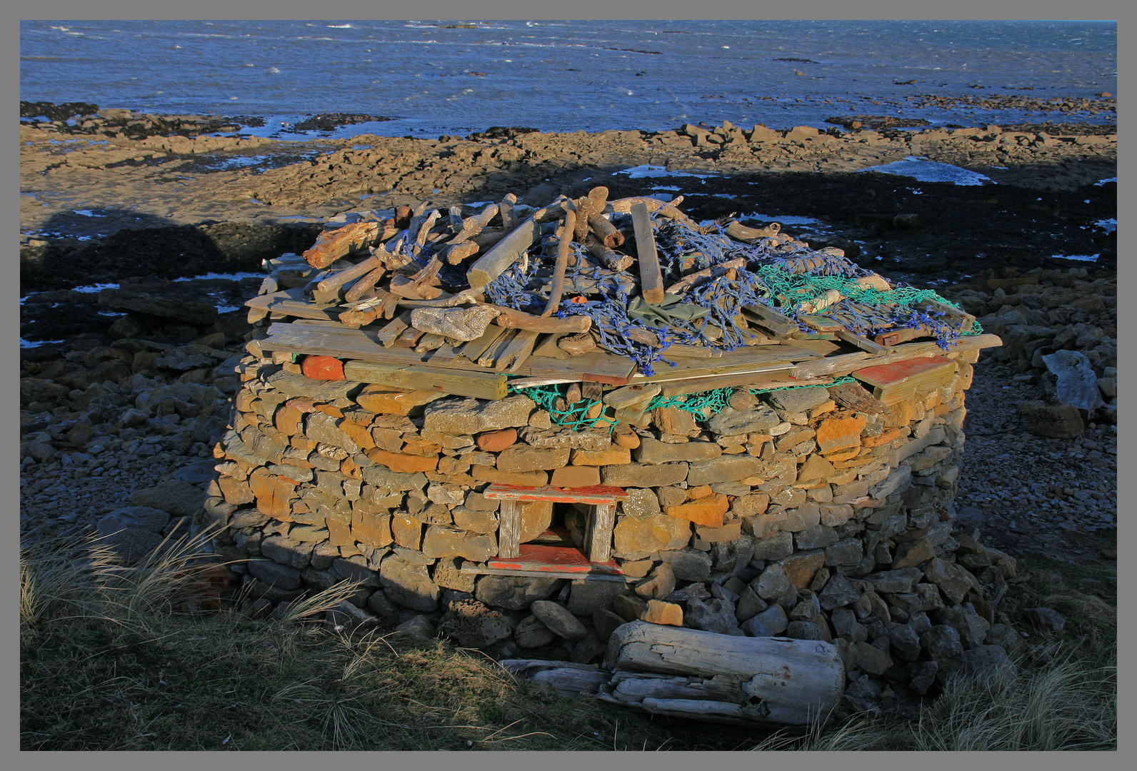 fisherman's hut North Shore of Holy Island