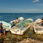 Fishermen at work