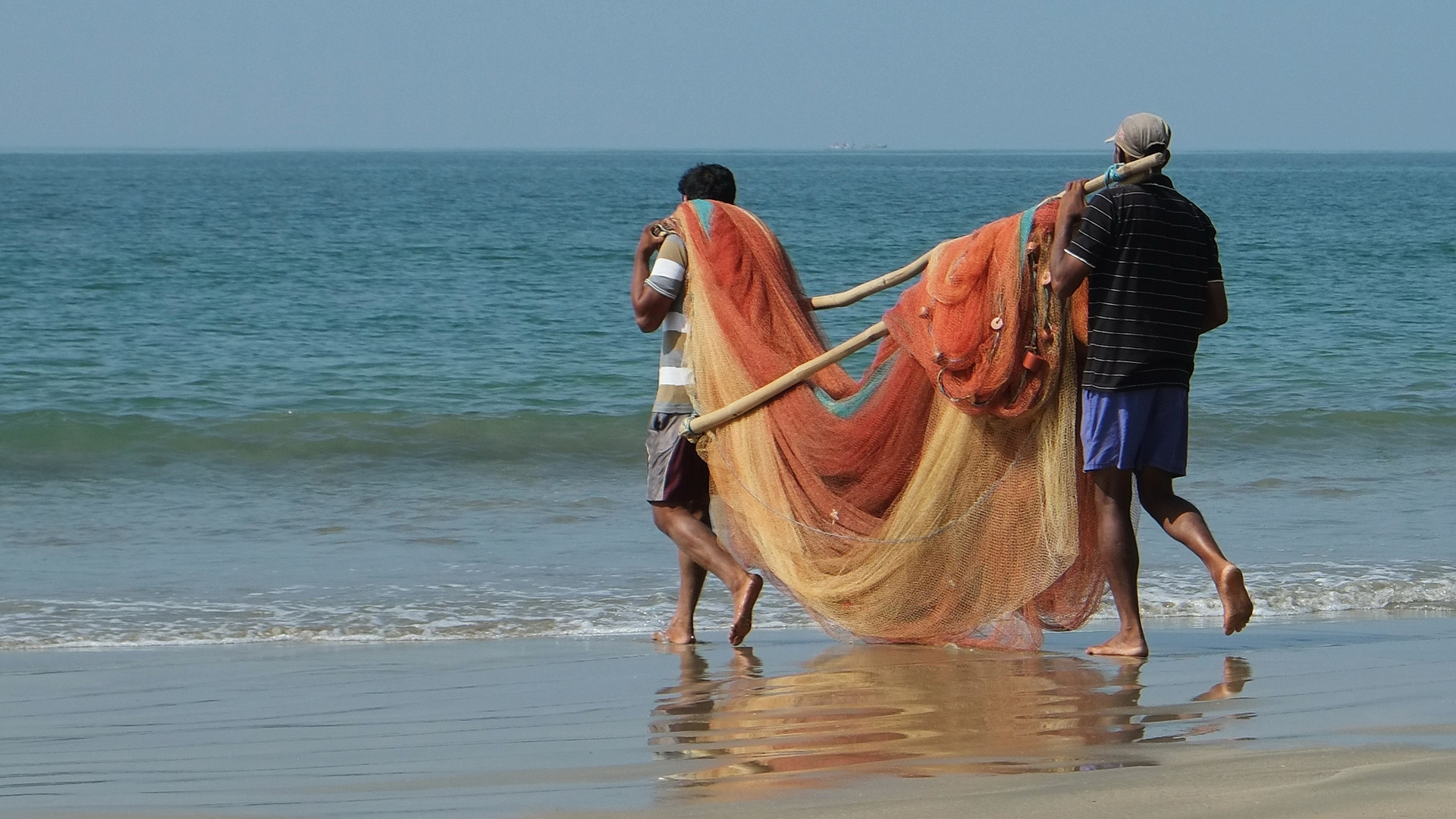 fishermen at work