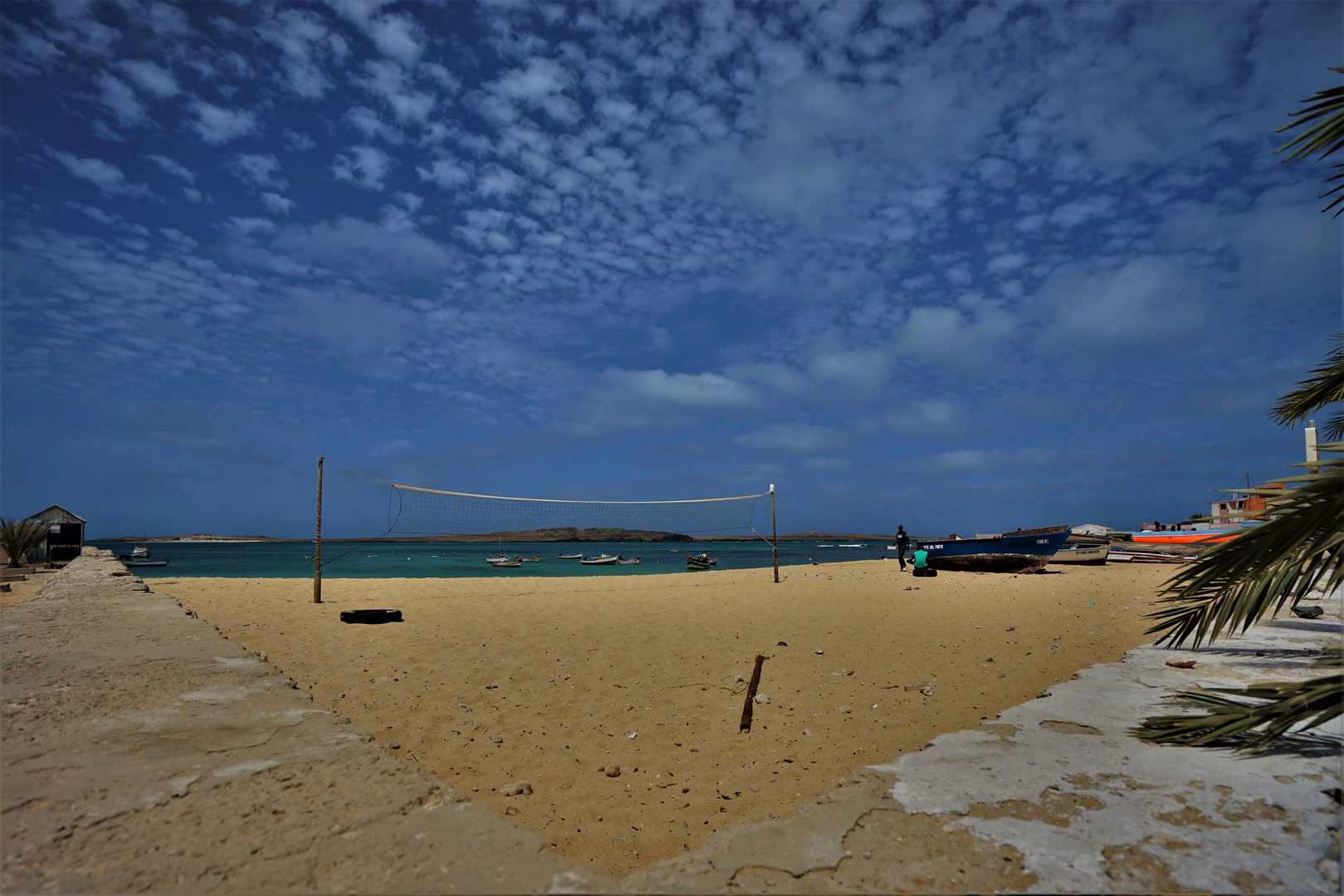 Fishermen beach