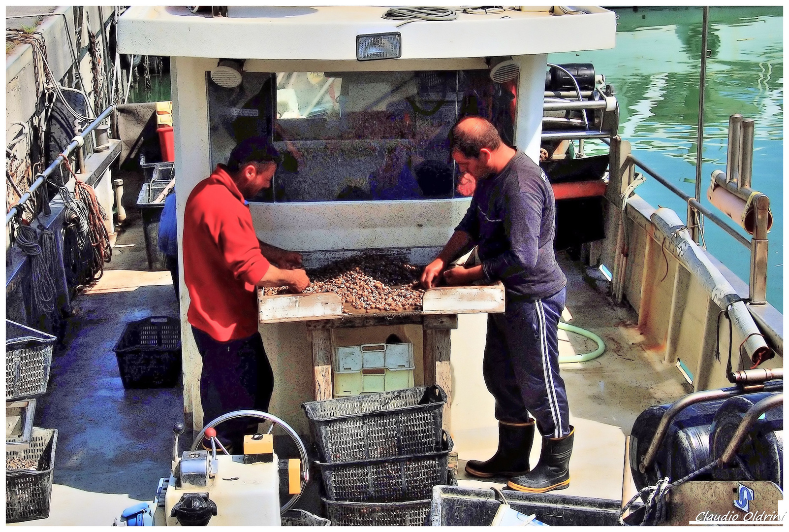 Fishermen of clams