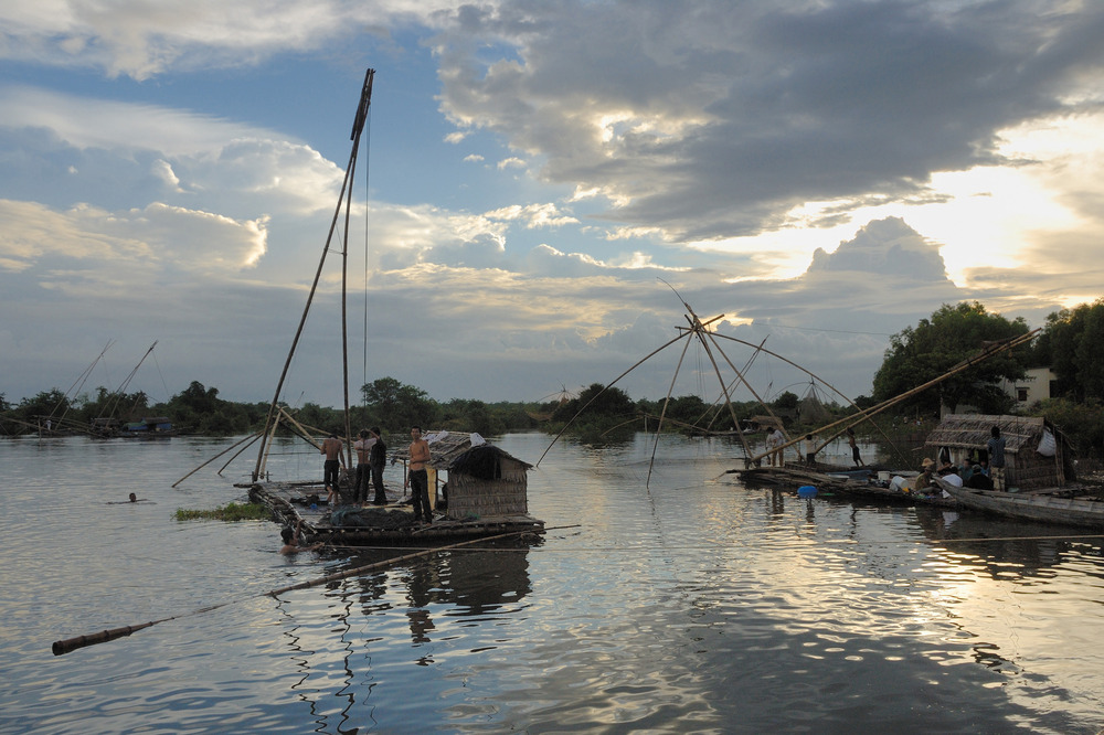 Fishermen on the Mekong