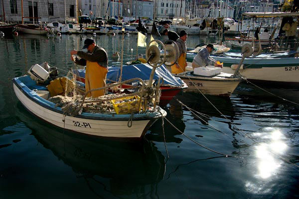 Fishermens in Piran