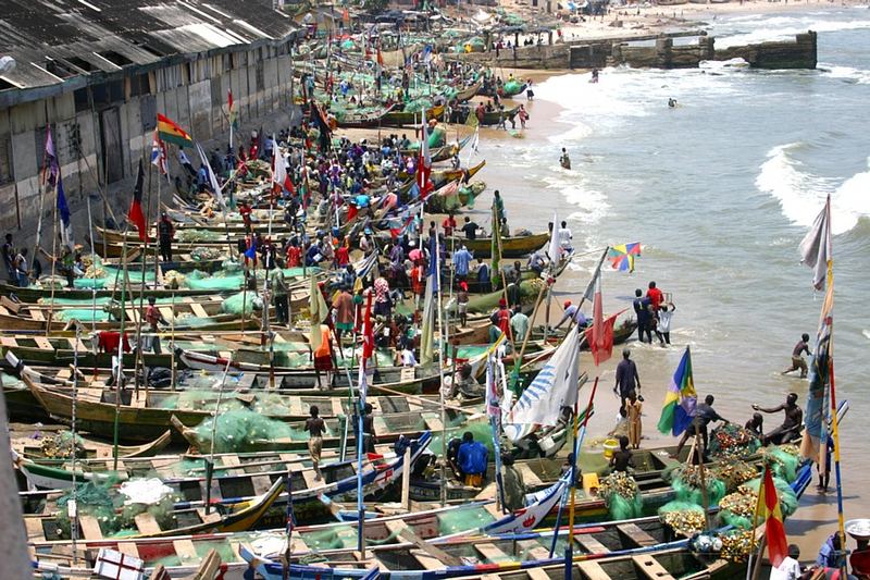 Fishery at Ghana