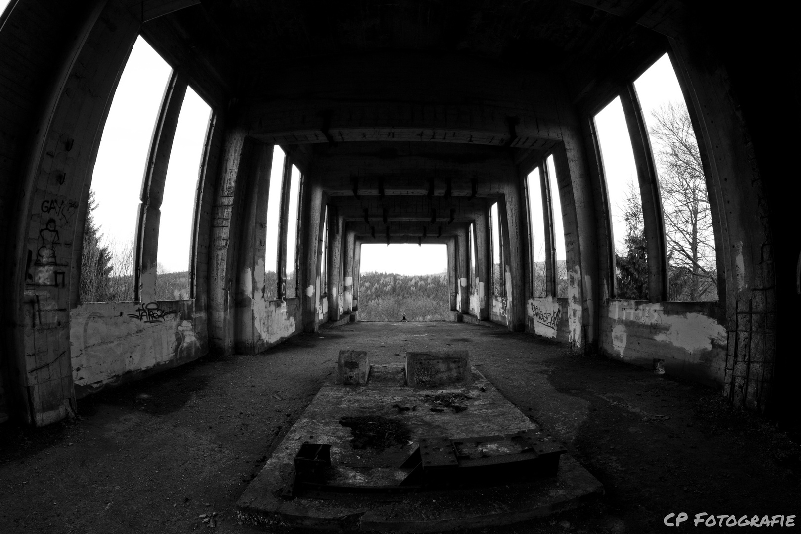 Fisheye Kohlebunker