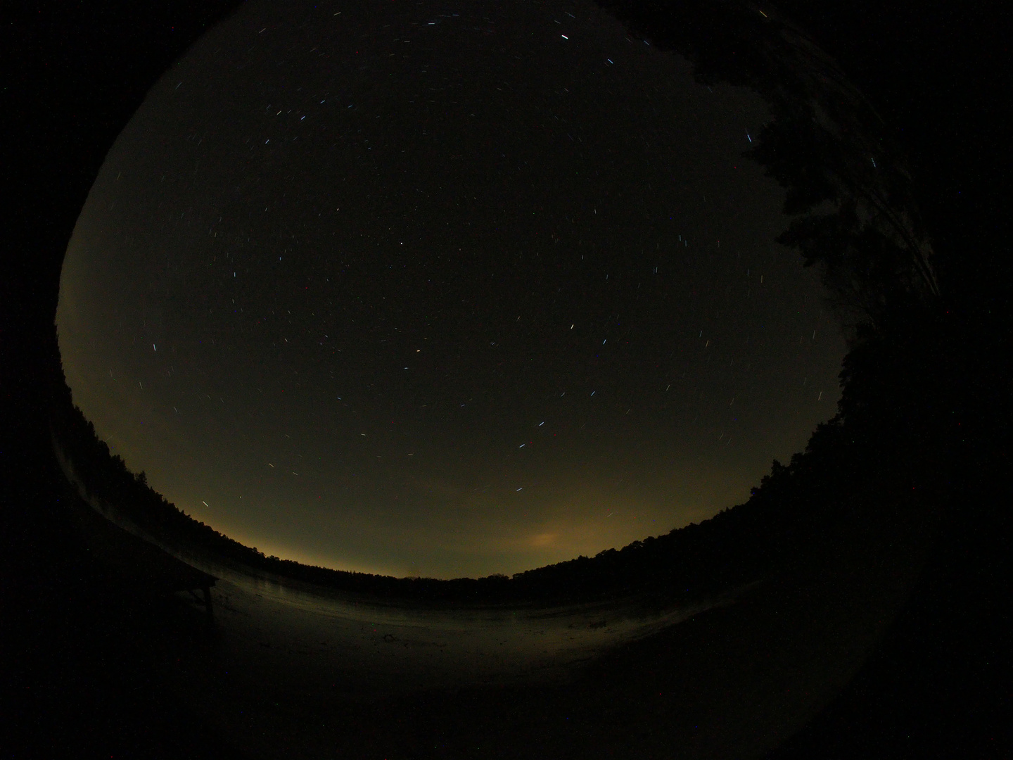 Fisheye-Sternenhimmel am Bullensee