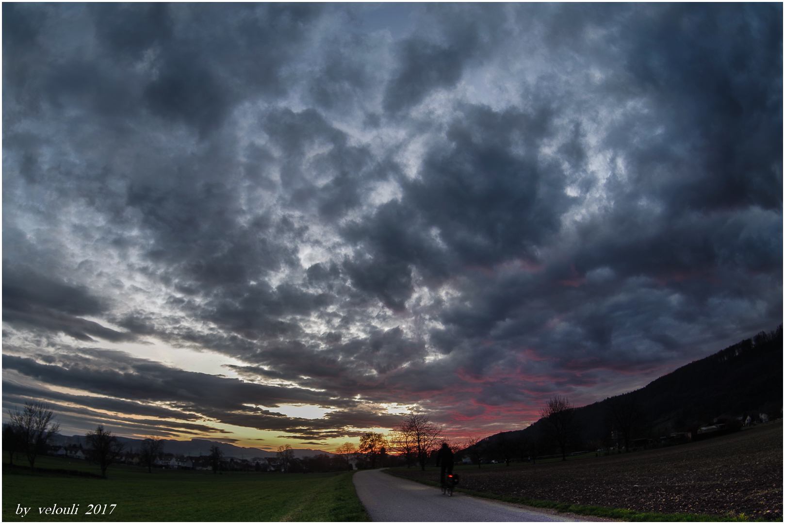 Fisheye Sunset