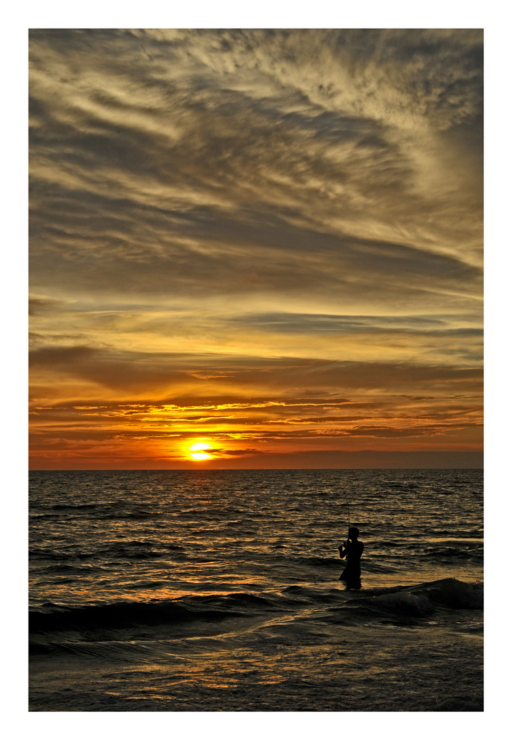 fishing after sunset