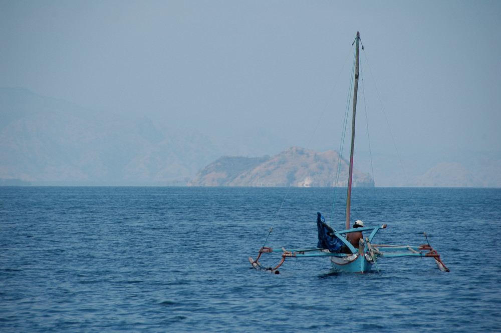 Fishing around Komodo island