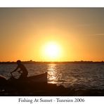 Fishing At Sunset