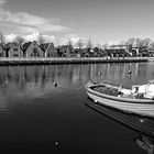 fishing boat alongside at "Alter Strom" Warnemünde