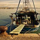 Fishing boat, barca di pesce