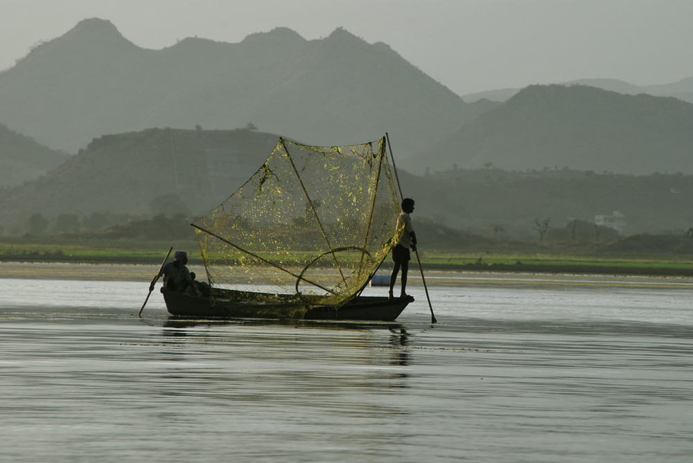 Fishing Boat, Lake Pichola,Udaipur