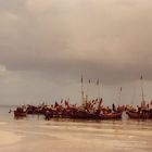 Fishing Boats at Koh Samui, Surat Thani, Thailand c.1991 (scanned)