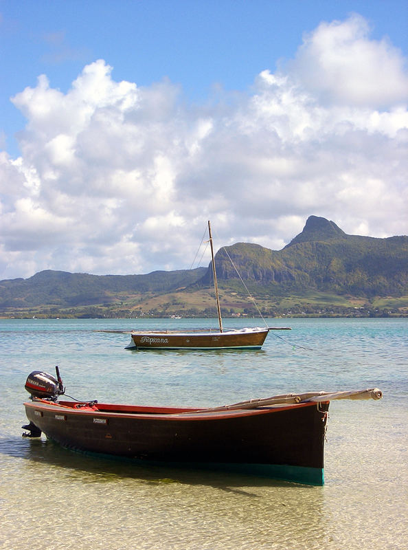 fishing boats at Pointe Jerome