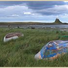 fishing boats holy island