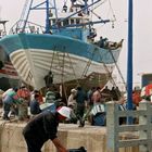 fishing boats in Essaouira