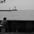 Fishing by the lighthouse 3