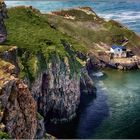 FISHING CABIN. RHOSSILI. WEST WALES.