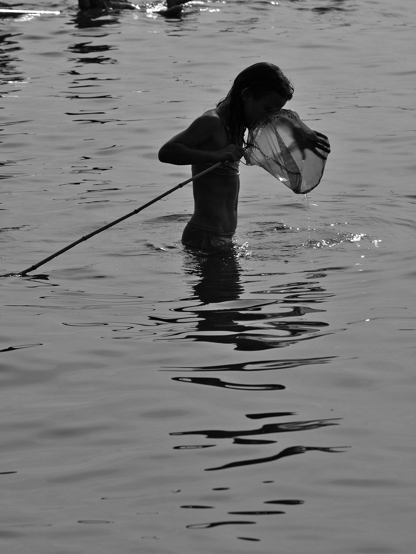 fishing child