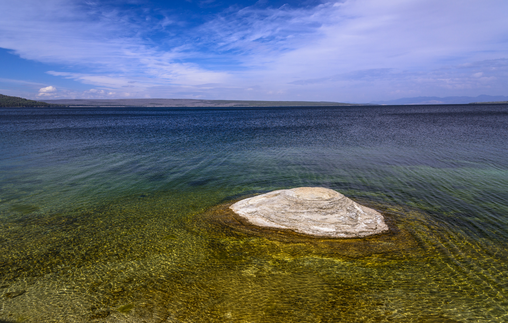 Fishing Cone, Yellowstone Lake, Wyoming, USA