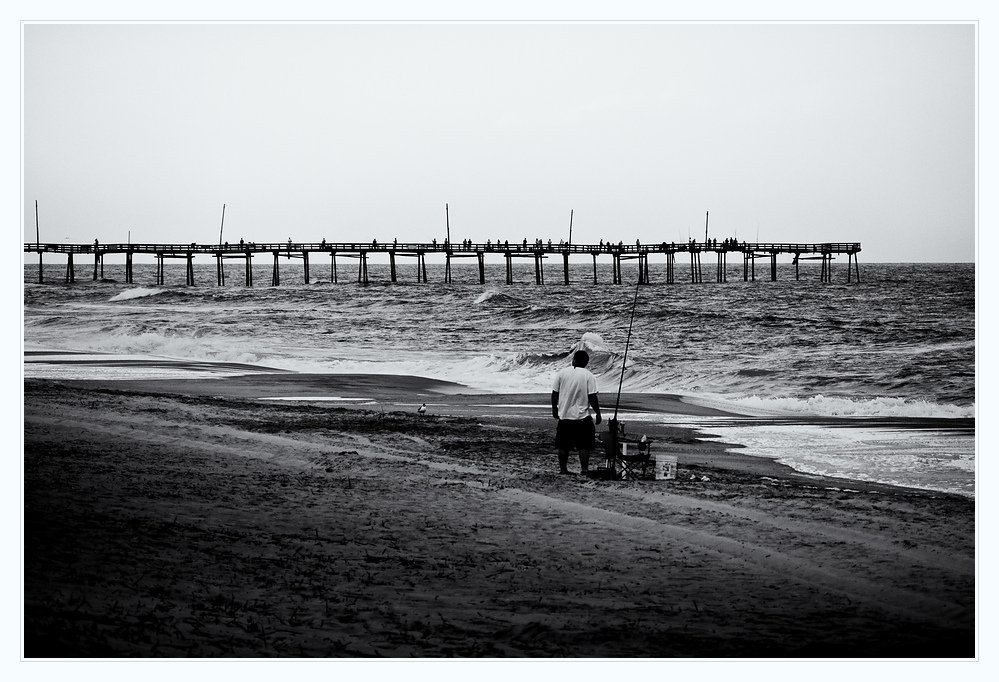 Fishing in Rodanthe, Cape Hatteras