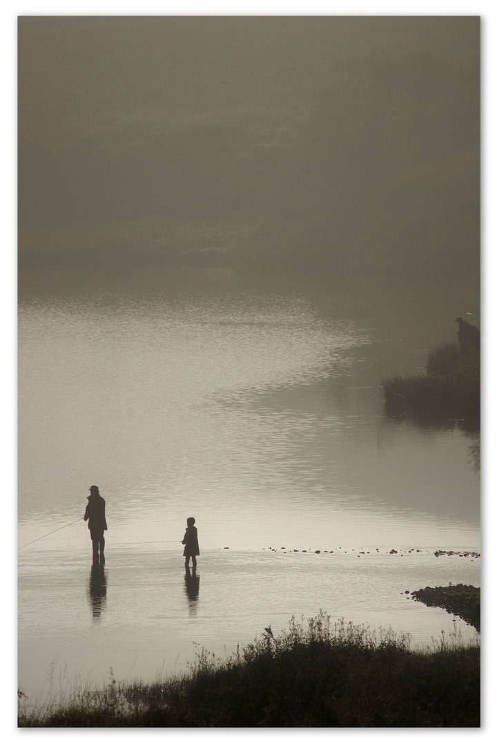 Fishing in the fog