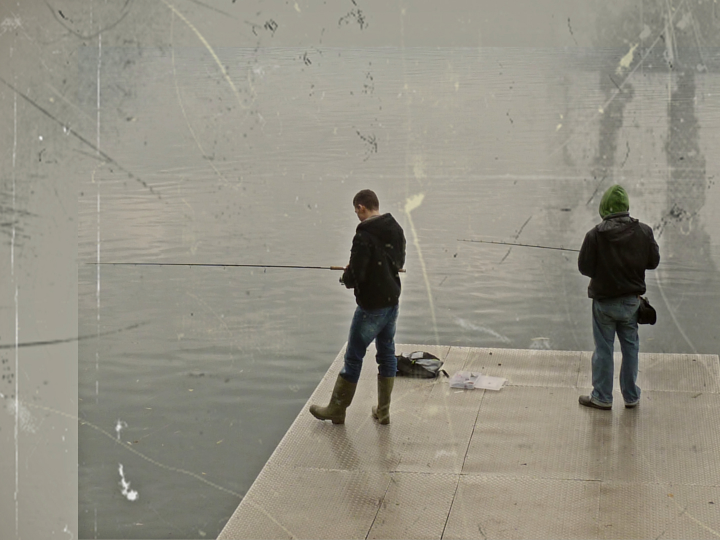 fishing in the murky