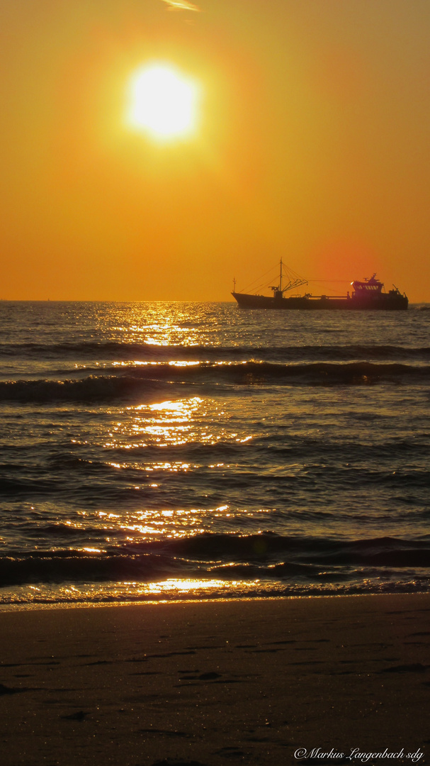 Fishing in the Sunset